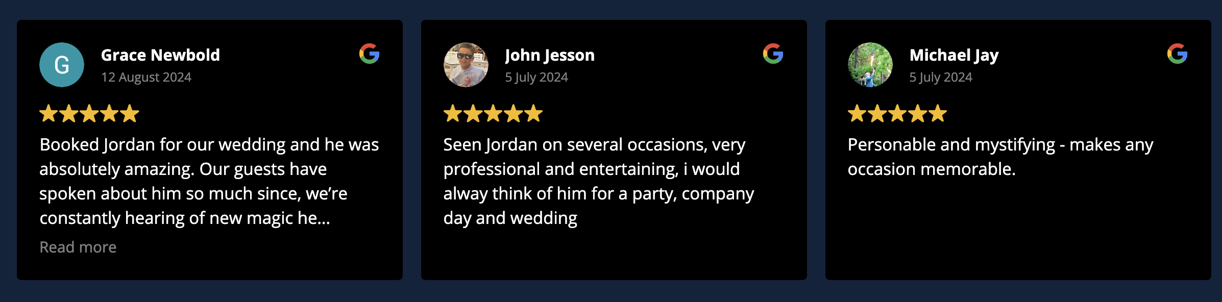magician google reviews